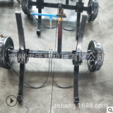 拖車(chē)車(chē)橋批發(fā) 減震前橋后橋空壓機(jī)車(chē)橋車(chē)軸掛車(chē)車(chē)橋加工定制