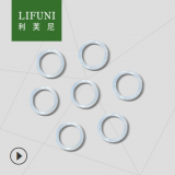 食品級(jí)耐高溫白色硅膠O型圈 白色透明防水硅膠密封圈廠家定制