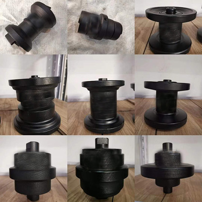 18微型底盤(pán)配套件 1噸2噸微型挖機(jī)底盤(pán)件 驅(qū)動(dòng)齒 引導(dǎo)輪 支重輪