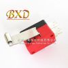 雙聯(lián)微動開關(guān)V-156-2C25 腳4.8MM 長柄帶銅輪銀觸點(diǎn)16A250V