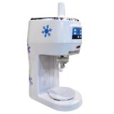 廠家直銷電動綿綿冰機(jī) 商用不銹鋼刨冰機(jī)全自動沙冰機(jī)定量雙刀頭