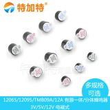 5V有源蜂鳴器 分體12095 S0T塑封管直流 電磁式長(zhǎng)聲 12*9.5mm