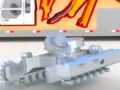 黑色大卡車運(yùn)送挖掘機(jī)配件，組裝成大型挖掘機(jī)，學(xué)習(xí)吧 (195播放)