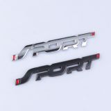 適用于福特新蒙迪歐?？怂辜文耆A改裝運動車標sport尾標SPORT車貼