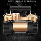 220v雙缸電動充氣泵家用高壓小型車載打氣筒汽車用輪胎加氣充氣機