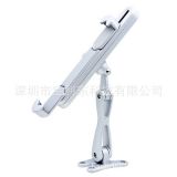 適用ipad鋁合金平板墻面360°旋轉(zhuǎn)酒店前臺點餐帶鎖防盜底支架