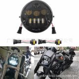 跨境熱銷哈雷摩托車大燈Vrod改裝LED前大燈總成威路德V-ROD肌肉車