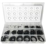 跨境電商貨源 300pcs 黑色c型卡簧 開(kāi)口擋圈盒裝 彈性擋圈 軸用