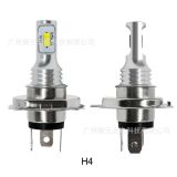 H4 80W 3570 2面 高亮汽車(chē)LED解碼霧燈H6摩托車(chē)燈黃金光冰藍(lán)白光