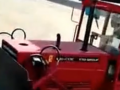 東方紅履帶推土機裝車, 有開過這車的沒? 很少見了 (374播放)