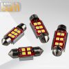 汽車(chē)led 雙尖閱讀燈3030-6SMD超高亮牌照燈車(chē)內(nèi)解碼雙尖車(chē)燈