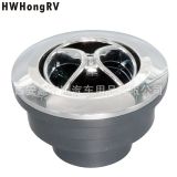 圓形萬向電鍍空調(diào)出風口電動車改裝車工程車冷暖氣出風口開關
