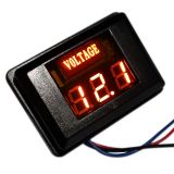 跨境汽車電瓶電壓表直流LED數(shù)顯12V摩托車房車游艇電壓表檢測儀