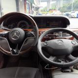 適用奔馳s級(jí)方向盤(pán)改裝 s350桃木方向盤(pán)總成W221S300S400S500s600