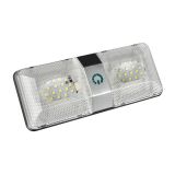48LED雙燈觸控可調(diào)光房車內(nèi)閱讀燈照明燈游艇室改裝頂燈帶開(kāi)關(guān)