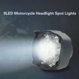 L15摩托車LED大燈電動車外置燈9珠/18珠雙燈高亮聚光 9V-85V射燈