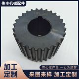 廠家 發(fā)黑齒輪齒輪 偉豐非標(biāo)直45#齒輪 發(fā)黑機械傘齒輪批發(fā)