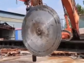 挖掘機(jī)礦山石材開采圓盤鋸 巖石鋸石機(jī) 挖機(jī)配液壓圓盤鋸 (106播放)
