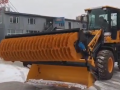 裝載機式清雪車 柴油版除雪車 鏟車改裝掃雪機 (356播放)