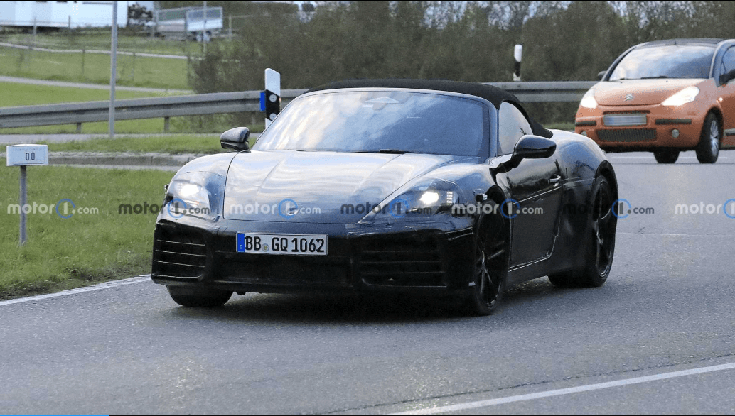 保時捷 718 Boxster諜照曝光, 預計2024年亮相